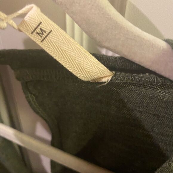 Lanston Tri Blend Muscle Romper in green NWT - Picture 4 of 5